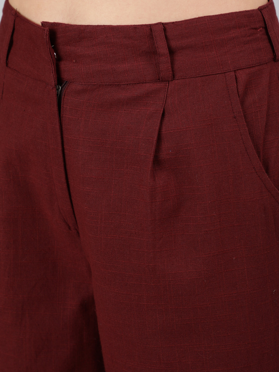 Buy Cotton Slub Pants For Women