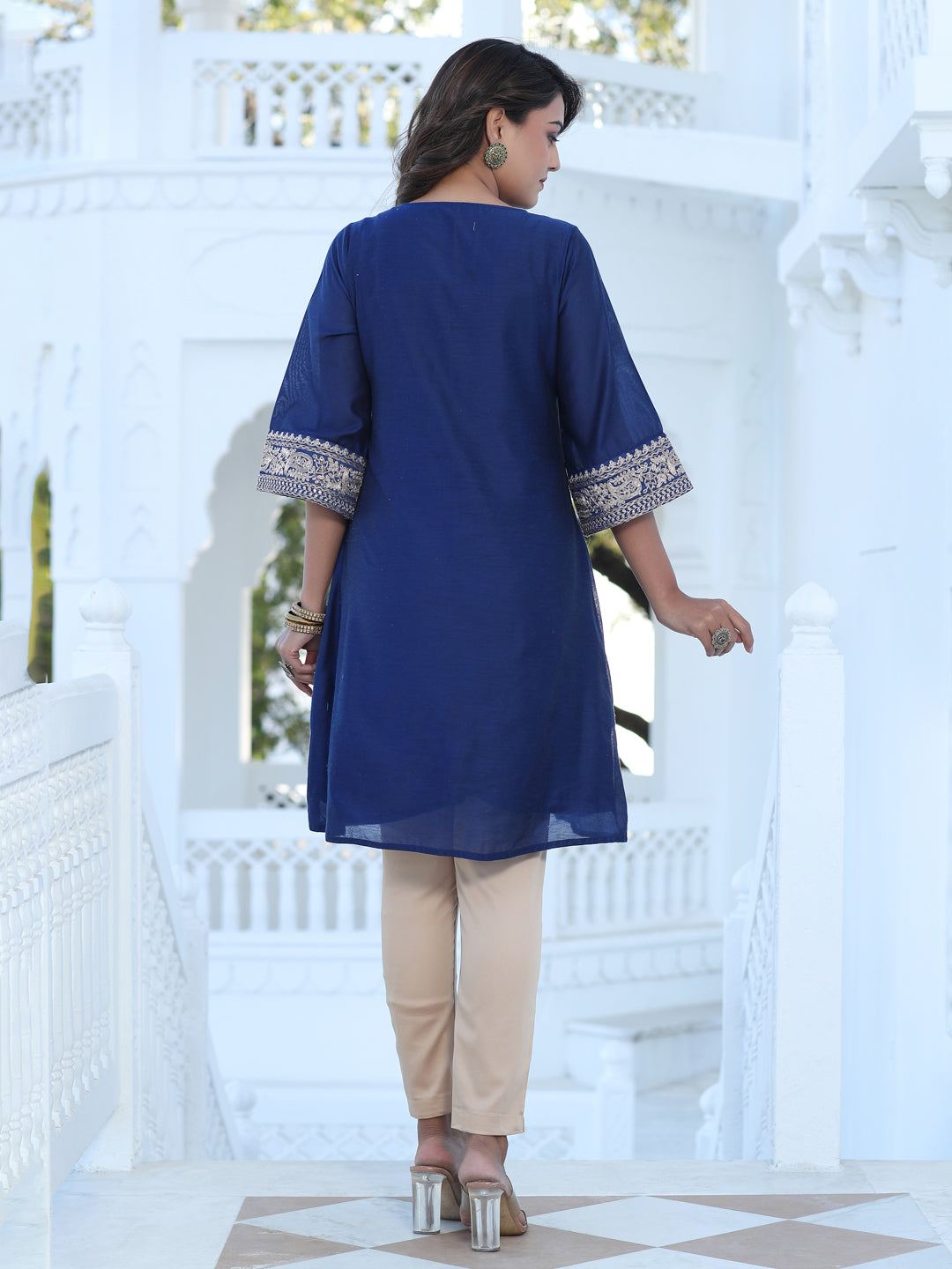 Embroidered Short Kurta