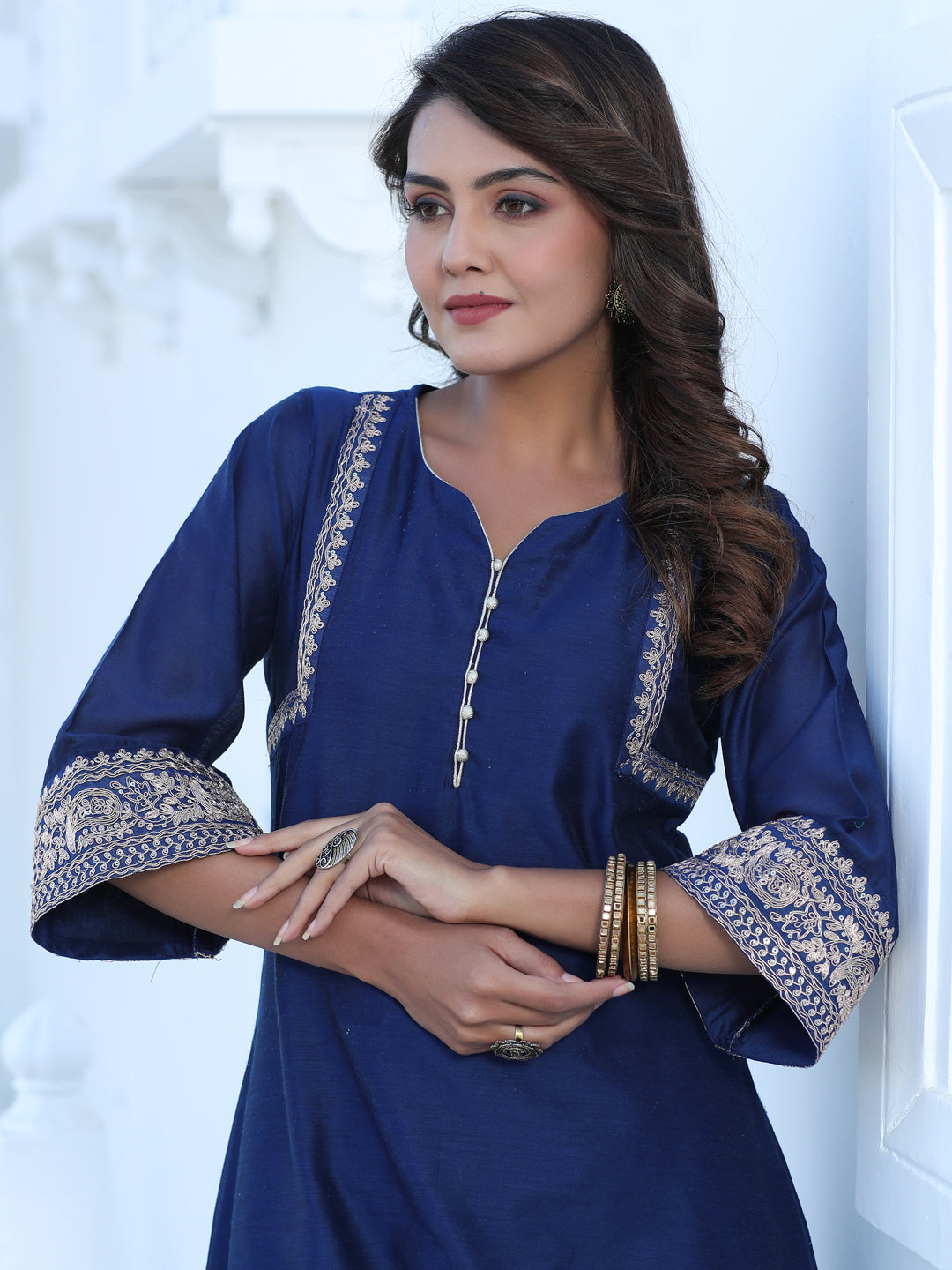 Embroidered Short Kurta