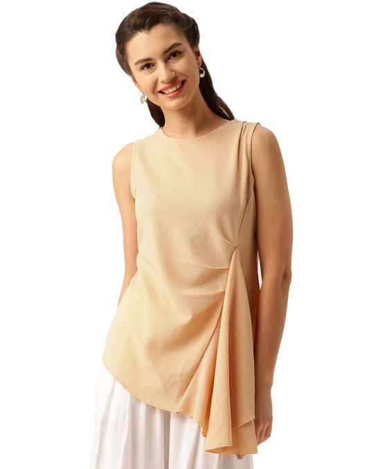Cream Solid Top