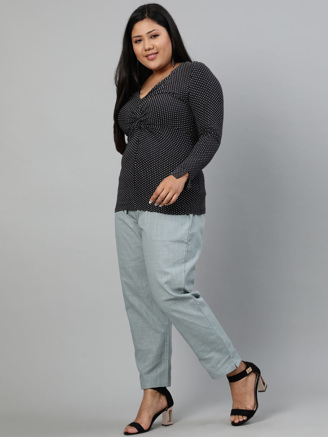 Get women's casual pants with elastic waist